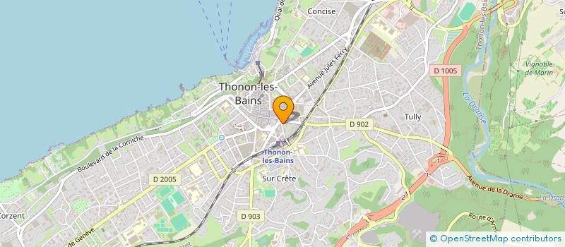 localisation de l'entreprise MONSIEUR SYLVAIN GAJA à THONON-LES-BAINS
