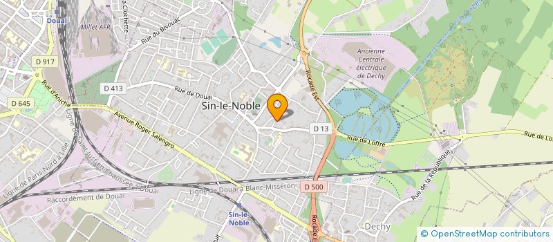 localisation de l'entreprise MONSIEUR SYLVAIN GALET  SIN-LE-NOBLE