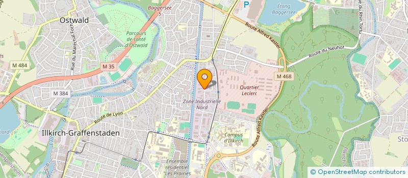 localisation de l'entreprise MONSIEUR SYLVAIN GALLAND  ILLKIRCH-GRAFFENSTADEN