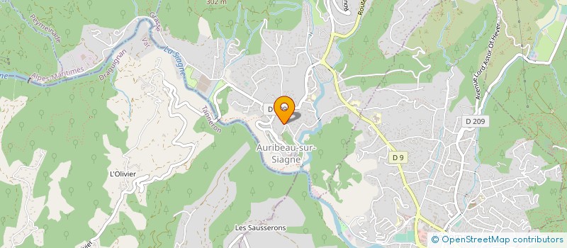 localisation de l'entreprise MONSIEUR SYLVAIN GALLIANO  AURIBEAU-SUR-SIAGNE