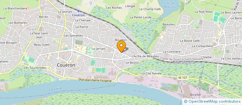 localisation de l'entreprise MONSIEUR SYLVAIN GALLIBOUR à COUERON