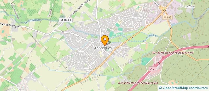 localisation de l'entreprise MONSIEUR SYLVAIN GALLIZIA  FABREGUES