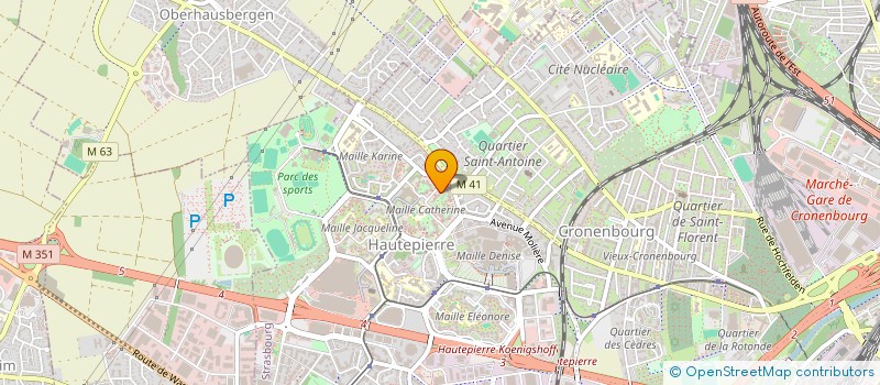 localisation de l'entreprise MONSIEUR SYLVAIN GAMBS  STRASBOURG