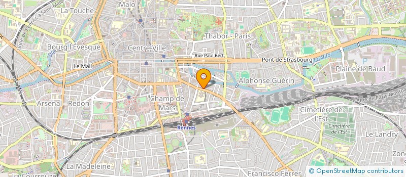 localisation de l'entreprise MONSIEUR SYLVAIN GANDON  RENNES