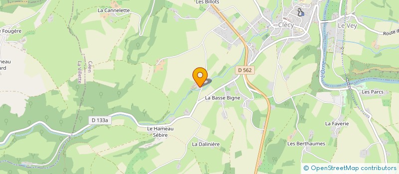 localisation de l'entreprise MONSIEUR SYLVAIN GANNE à CLECY