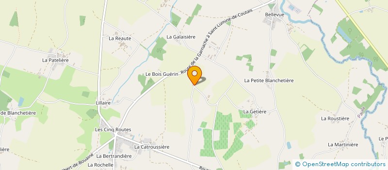 localisation de l'entreprise MONSIEUR SYLVAIN GANUCHAUD  PAULX