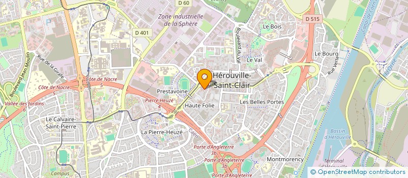 localisation de l'entreprise MONSIEUR SYLVAIN GARNAVAULT à HEROUVILLE SAINT CLAIR