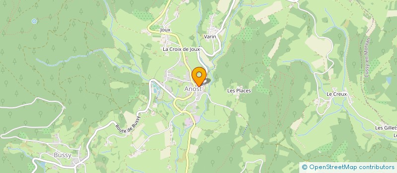 localisation de l'entreprise MONSIEUR SYLVAIN GARNET  ANOST