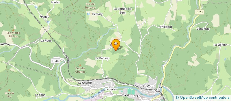 localisation de l'entreprise MONSIEUR SYLVAIN GARNIER à DUNIERES