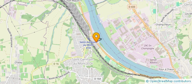 localisation de l'entreprise MONSIEUR SYLVAIN GASPARINI BARRELON  SAINT-GERMAIN-AU-MONT-D'OR