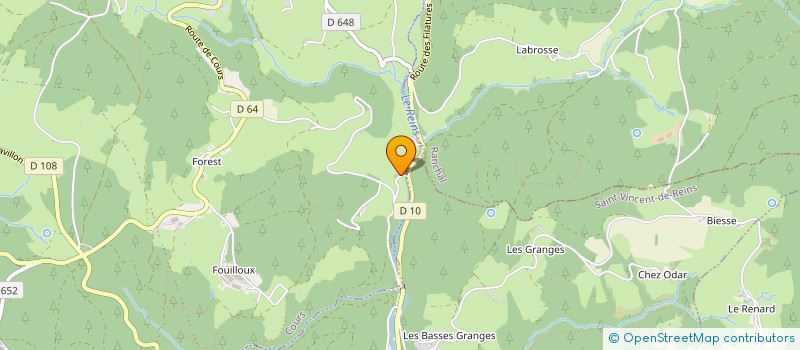 localisation de l'entreprise MONSIEUR SYLVAIN GATTUS  COURS