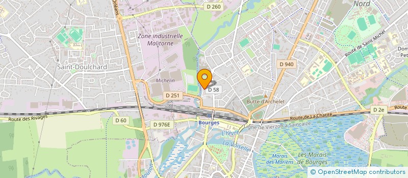 localisation de l'entreprise MONSIEUR SYLVAIN GAUCHERY  BOURGES