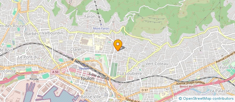 localisation de l'entreprise MONSIEUR SYLVAIN GAUTHIER  TOULON