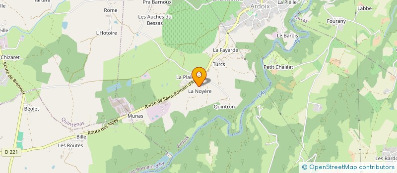 localisation de l'entreprise MONSIEUR SYLVAIN GAUTHIER  ARDOIX