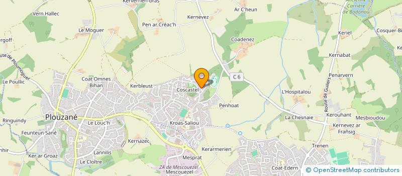 localisation de l'entreprise MONSIEUR SYLVAIN GAY  PLOUZANE