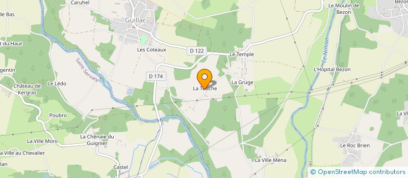 localisation de l'entreprise MONSIEUR SYLVAIN GELLE  GUILLAC