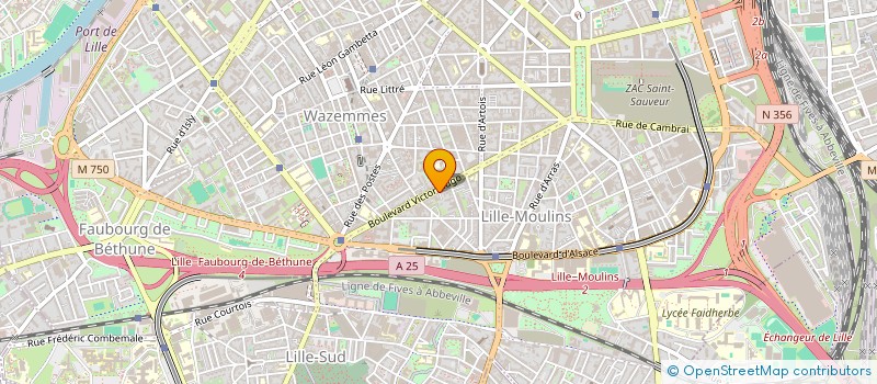 localisation de l'entreprise MONSIEUR SYLVAIN GEORGEL à LILLE