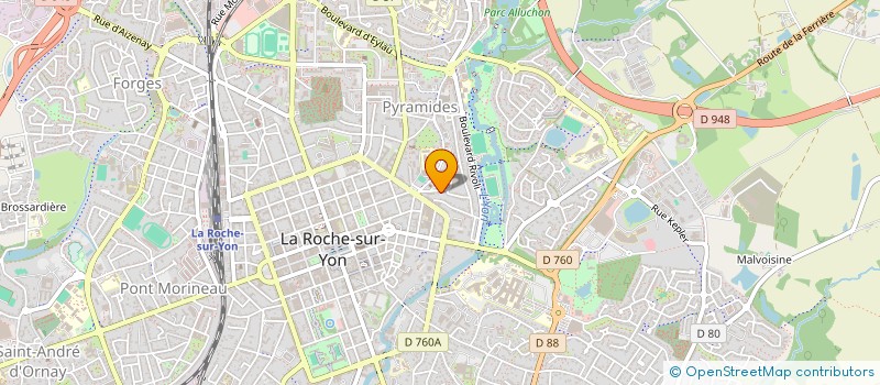 localisation de l'entreprise MONSIEUR SYLVAIN GICQUEL à LA ROCHE-SUR-YON