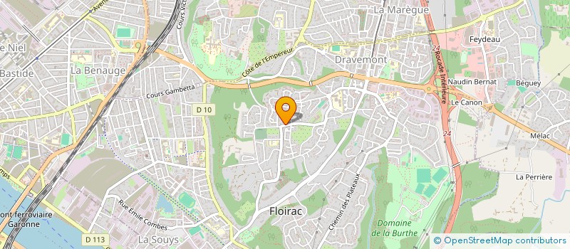 localisation de l'entreprise MONSIEUR SYLVAIN GILLON  FLOIRAC