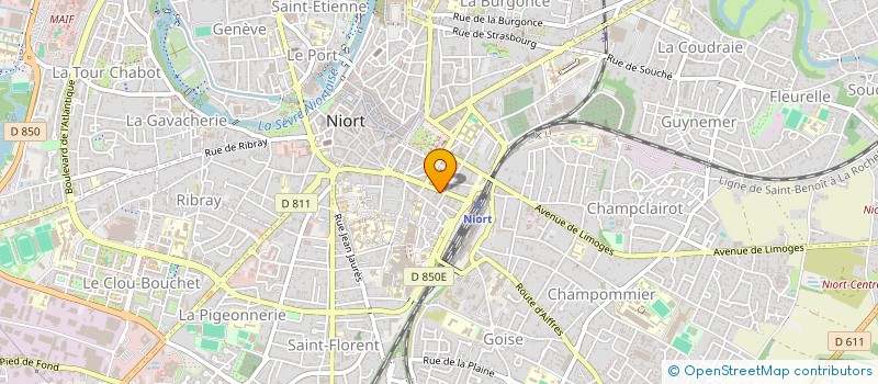 localisation de l'entreprise MONSIEUR SYLVAIN GIRARD à NIORT