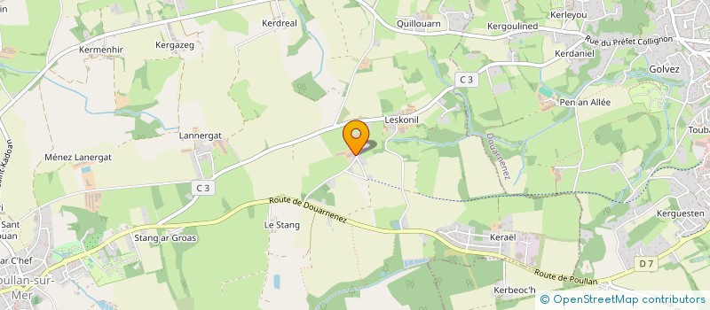 localisation de l'entreprise MONSIEUR SYLVAIN GIRARD  DOUARNENEZ