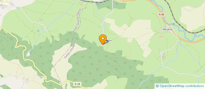 localisation de l'entreprise MONSIEUR SYLVAIN GIRARDET  GAILLAC-D AVEYRON