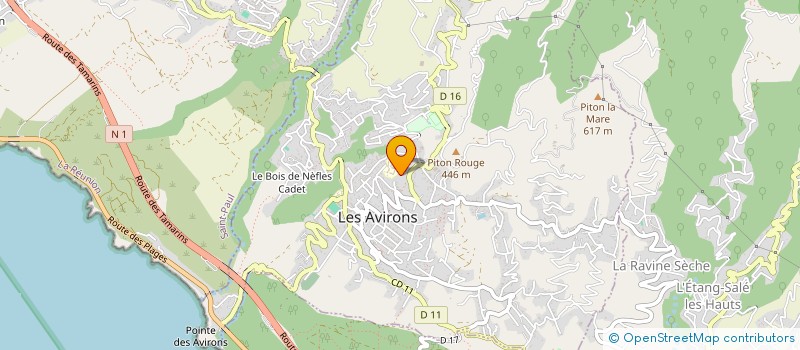 localisation de l'entreprise MONSIEUR SYLVAIN GIROIR  LES AVIRONS