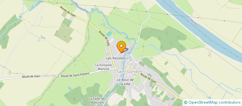 localisation de l'entreprise MONSIEUR SYLVAIN GITON  SAINT-GONDON