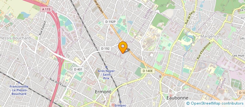 localisation de l'entreprise MONSIEUR SYLVAIN GLEVAREC à EAUBONNE