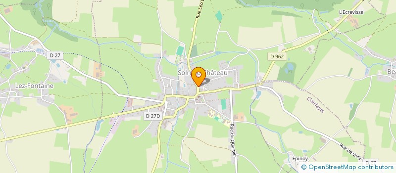 localisation de l'entreprise MONSIEUR SYLVAIN GODART  SOLRE-LE-CHATEAU