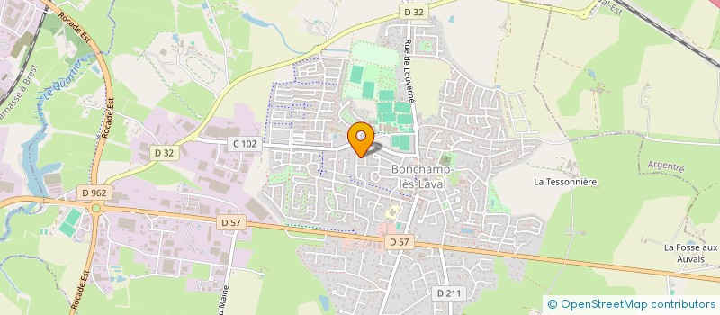 localisation de l'entreprise MONSIEUR SYLVAIN GODEFROY  BONCHAMP-LES-LAVAL