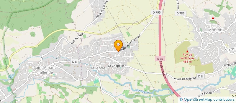 localisation de l'entreprise MONSIEUR SYLVAIN GODET  TALLENDE