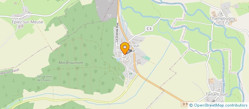 localisation de l'entreprise MONSIEUR SYLVAIN GOGUELY à MAXEY-SUR-VAISE