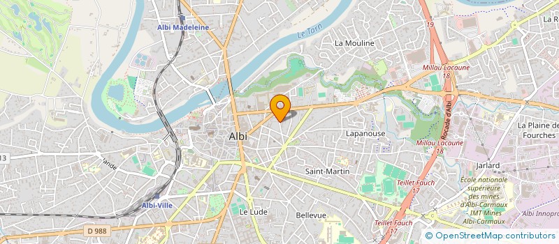 localisation de l'entreprise MONSIEUR SYLVAIN GOMEZ à ALBI