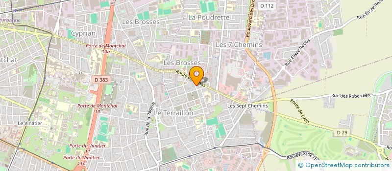 localisation de l'entreprise MONSIEUR SYLVAIN GONZALES  BRON