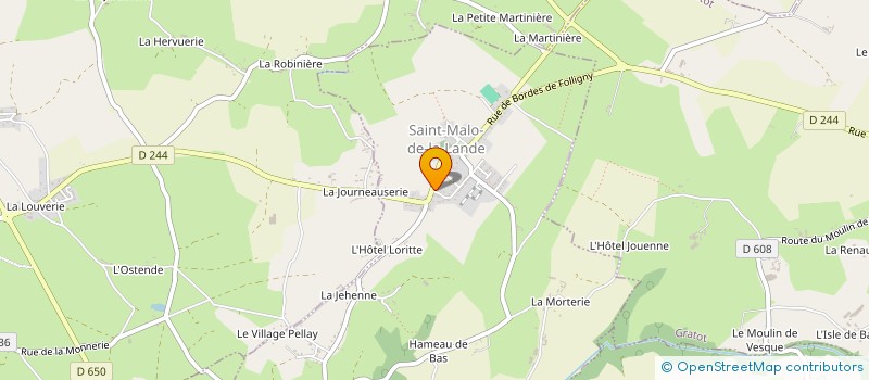 localisation de l'entreprise MONSIEUR SYLVAIN GOSSELIN  SAINT-MALO-DE-LA-LANDE