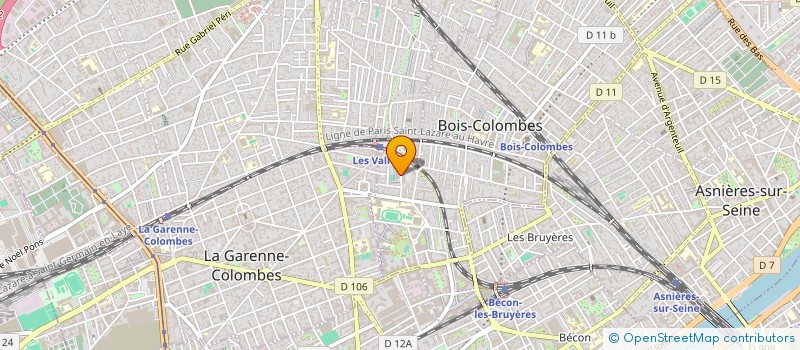 localisation de l'entreprise MONSIEUR SYLVAIN GOSSET à BOIS-COLOMBES