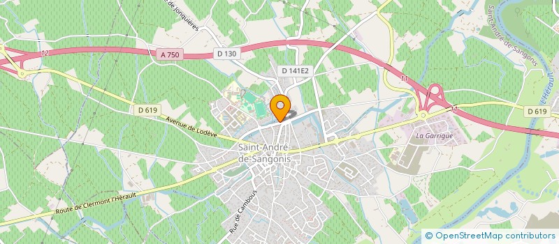 localisation de l'entreprise MONSIEUR SYLVAIN GOTH  SAINT-ANDRE-DE-SANGONIS