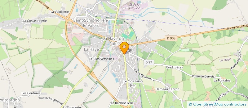 localisation de l'entreprise MONSIEUR SYLVAIN GOUBERT  LA HAYE