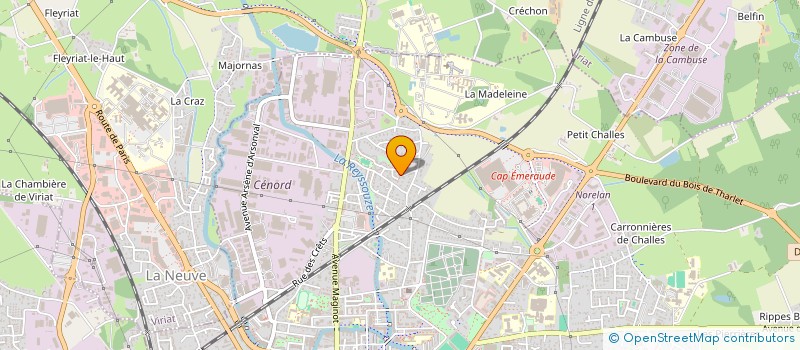 localisation de l'entreprise MONSIEUR SYLVAIN GOUJON  BOURG-EN-BRESSE