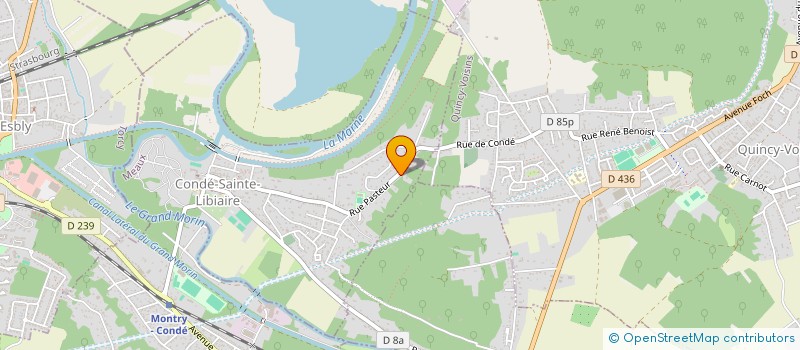 localisation de l'entreprise MONSIEUR SYLVAIN GOUMAIN  CONDE-SAINTE-LIBIAIRE