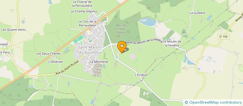 localisation de l'entreprise MONSIEUR SYLVAIN GOUSSIN  SAINT-MARTIN-DU-FOUILLOUX