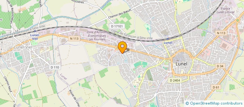 localisation de l'entreprise MONSIEUR SYLVAIN GRANGE  LUNEL