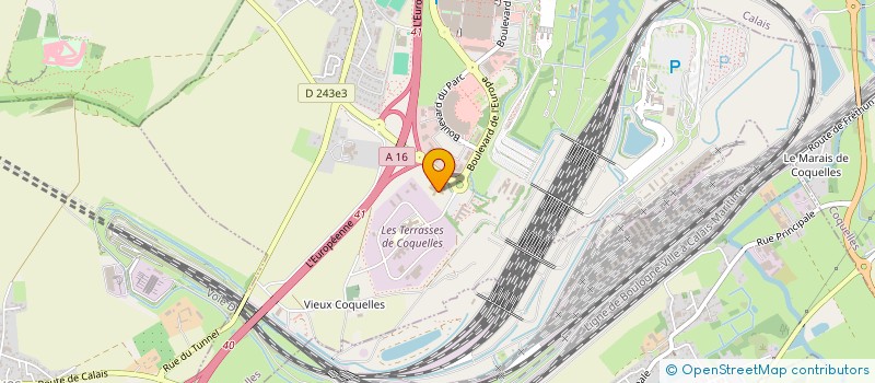 localisation de l'entreprise MONSIEUR SYLVAIN GRAS  COQUELLES