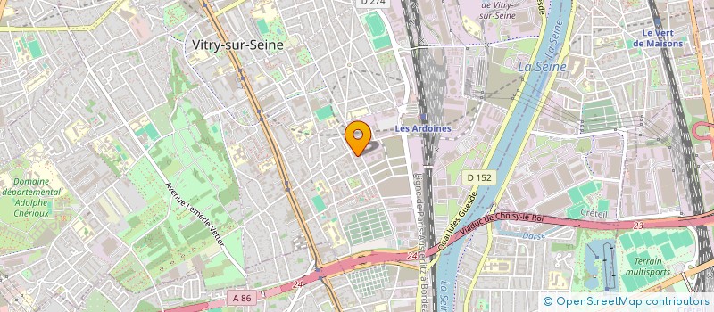 localisation de l'entreprise MONSIEUR SYLVAIN GRAVIMESSE à VITRY-SUR-SEINE