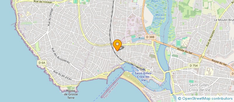 localisation de l'entreprise MONSIEUR SYLVAIN GREGOIRE à SAINT-GILLES-CROIX-DE-VIE