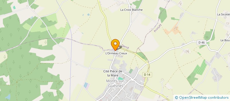 localisation de l'entreprise MONSIEUR SYLVAIN GRENET  MONTS-SUR-GUESNES