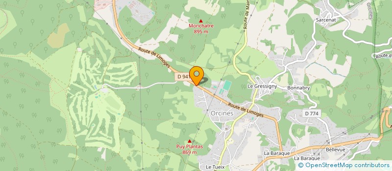 localisation de l'entreprise MONSIEUR SYLVAIN GRENOT à ORCINES