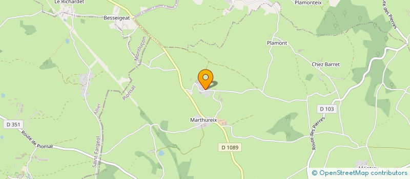 localisation de l'entreprise MONSIEUR SYLVAIN GRENOUILLAT  VIRLET