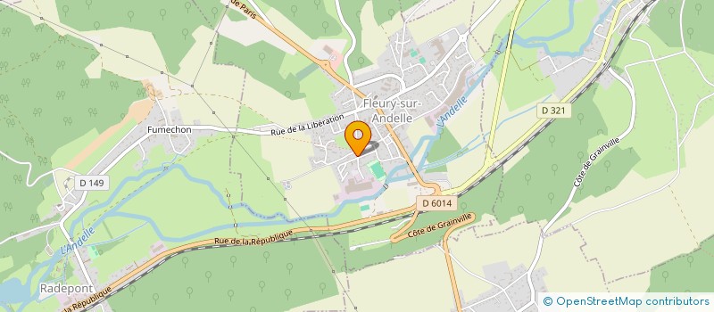 localisation de l'entreprise MONSIEUR SYLVAIN GREVEREND  VANDRIMARE